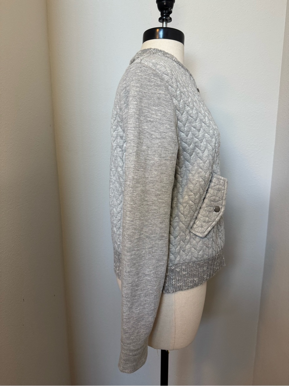 Anthropologie Saturday Sunday Quilted Bomber Jacket - Picture 3 of 6
